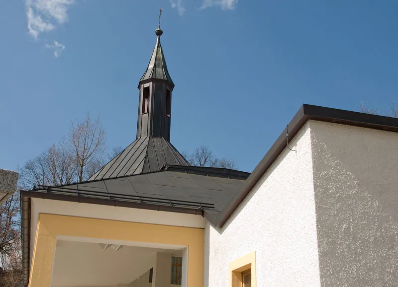 Kapelle in Hopfgarten, Blick auf die Dachausführung